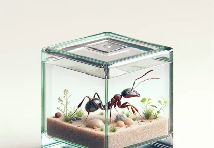 Arena szklana dla mrówek